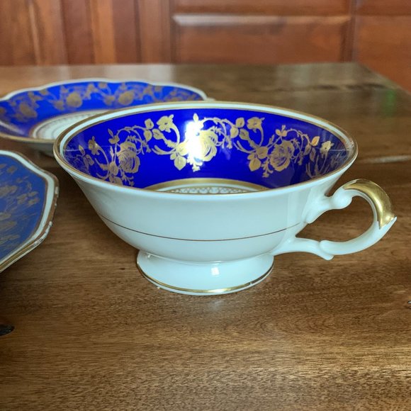 Vintage 1940's Schwarzenhammer Bavaria-Set of Three-Cup, Saucer, Dessert Plate - Picture 7 of 14